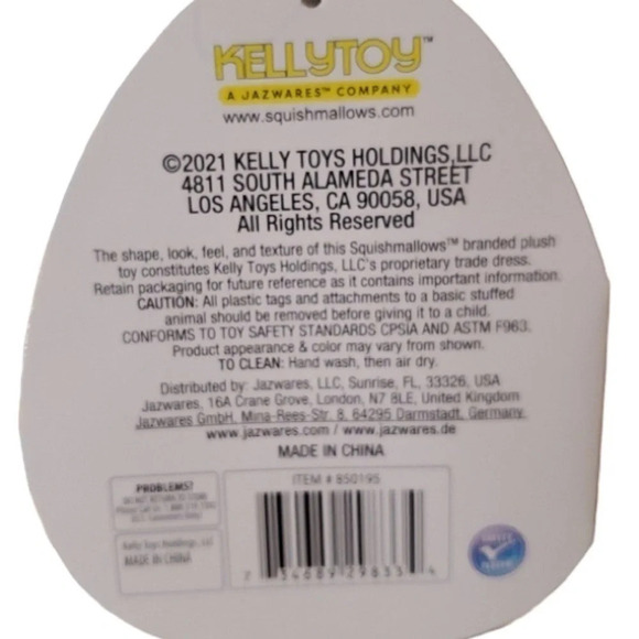 SQUISHMALLOWS 16” Emanga aka Liv the Leopard Cheetah Mouse Hang & Bottom Tag NWT - Picture 5 of 6